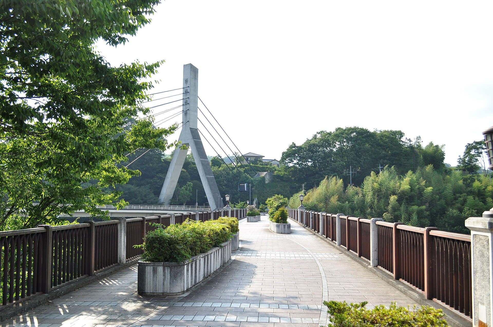 秩父桥群（三代）：秩父桥群（三代）：Wikimedia Commons 文件「Chichibu bashi2.jpg」中的桥梁实景。