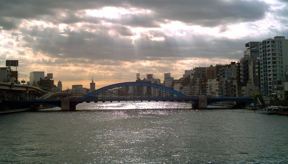 駒形桥：駒形桥：Wikimedia Commons 文件「駒形橋 （2006年）.jpg」中的桥梁实景。