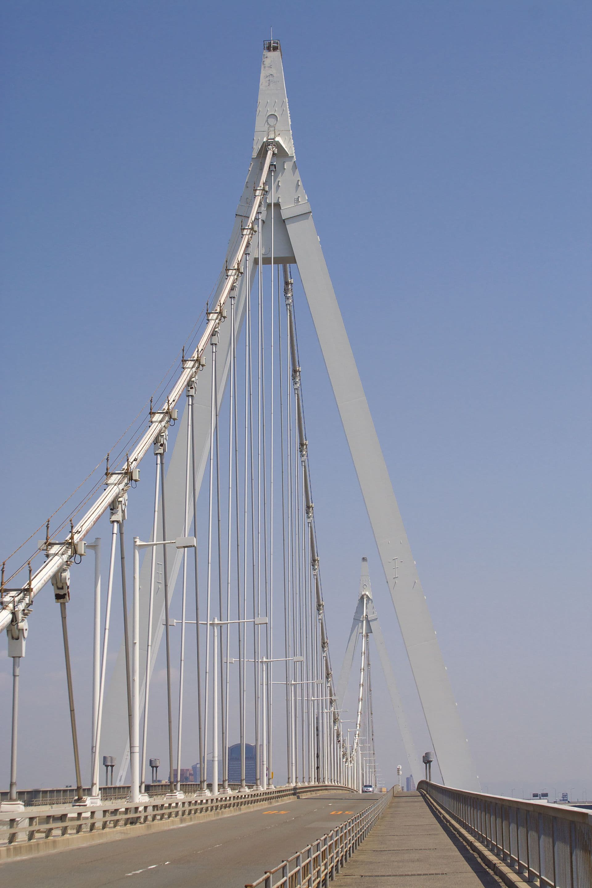 此花大桥：此花大桥：Wikimedia Commons 文件「Konohana Ohashi Osaka JPN 003.jpg」中的桥梁实景。