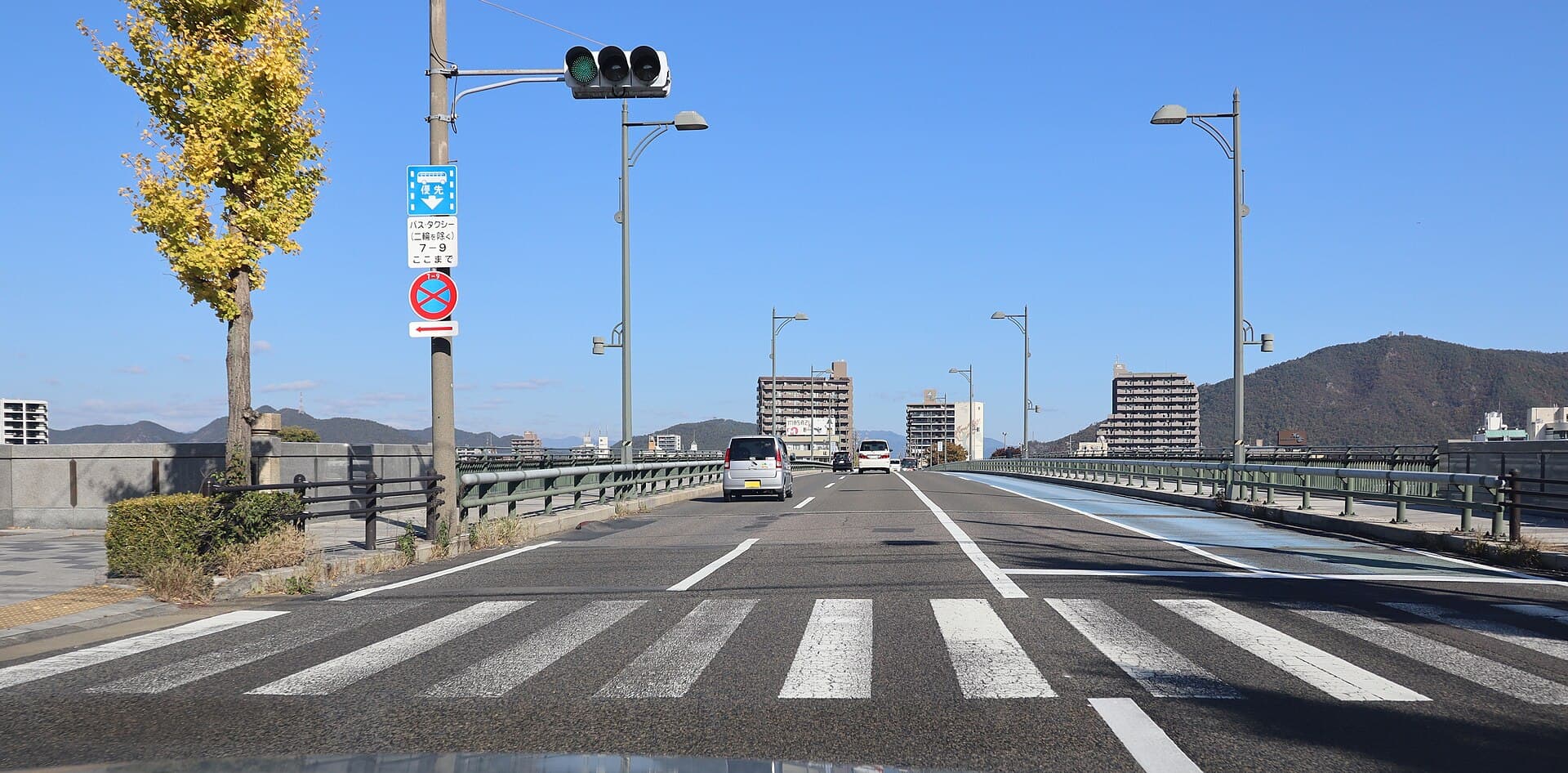 长良桥：长良桥：Wikimedia Commons 文件「Nagara Bridge on Route 256.jpg」中的桥梁实景。