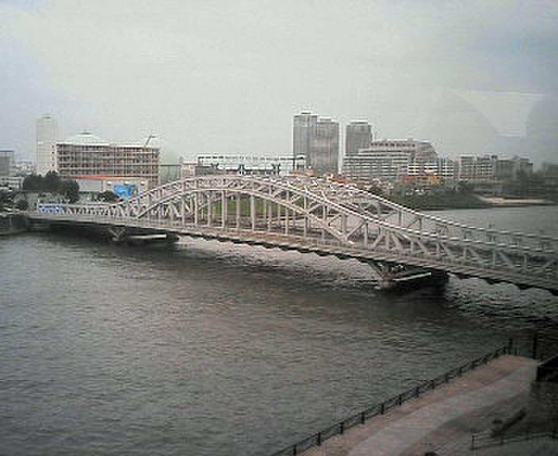 白鬚桥：白鬚桥：Wikimedia Commons 文件「Shirahigebashi-Aug2005.jpg」中的桥梁实景。