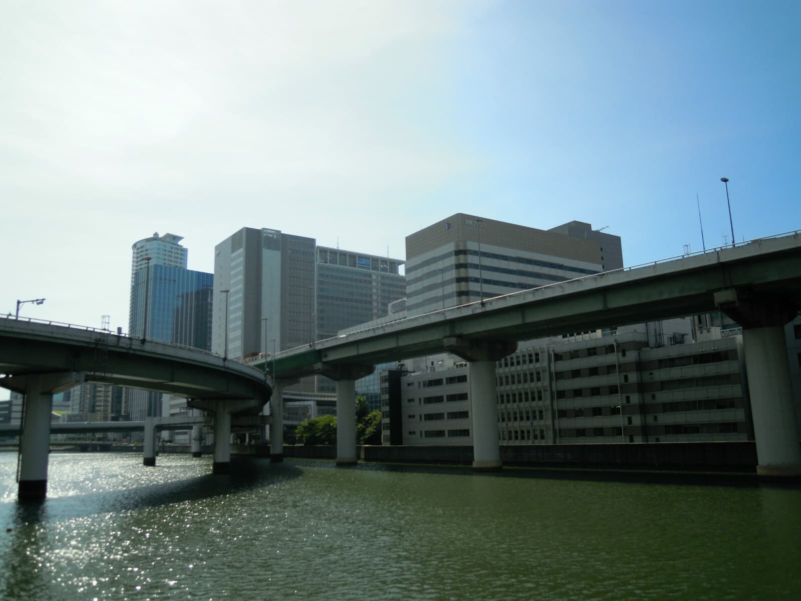 渡边桥：渡边桥：Wikimedia Commons 文件「Nakanoshima - panoramio (66).jpg」中的桥梁实景。
