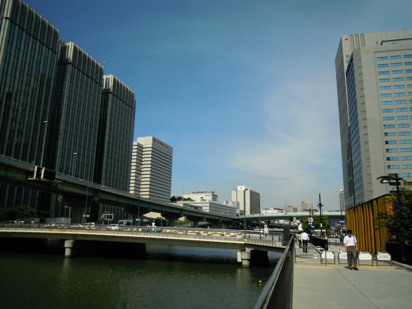 渡边桥：渡边桥：Wikimedia Commons 文件「Nakanoshima - panoramio (67).jpg」中的桥梁实景。