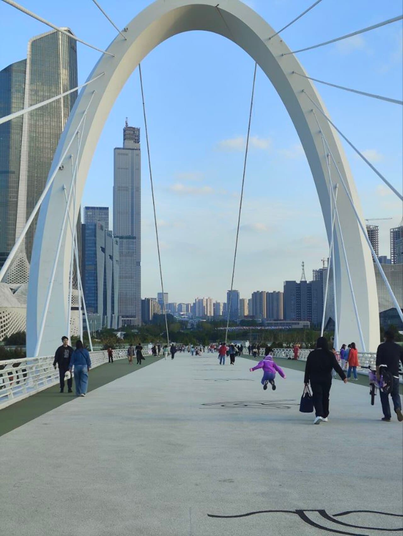 南京眼步行桥：南京眼步行桥实景 12