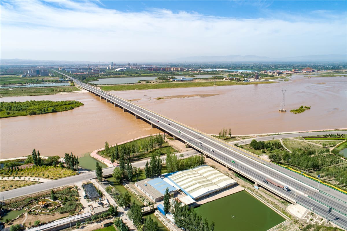 中宁黄河公路大桥主视觉